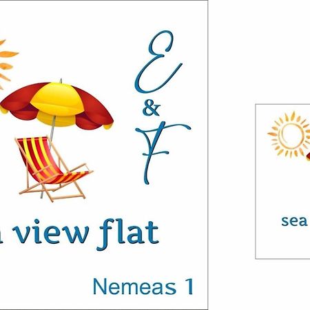 Appartement E & F Sea View Flat à Néa Péramos Extérieur photo