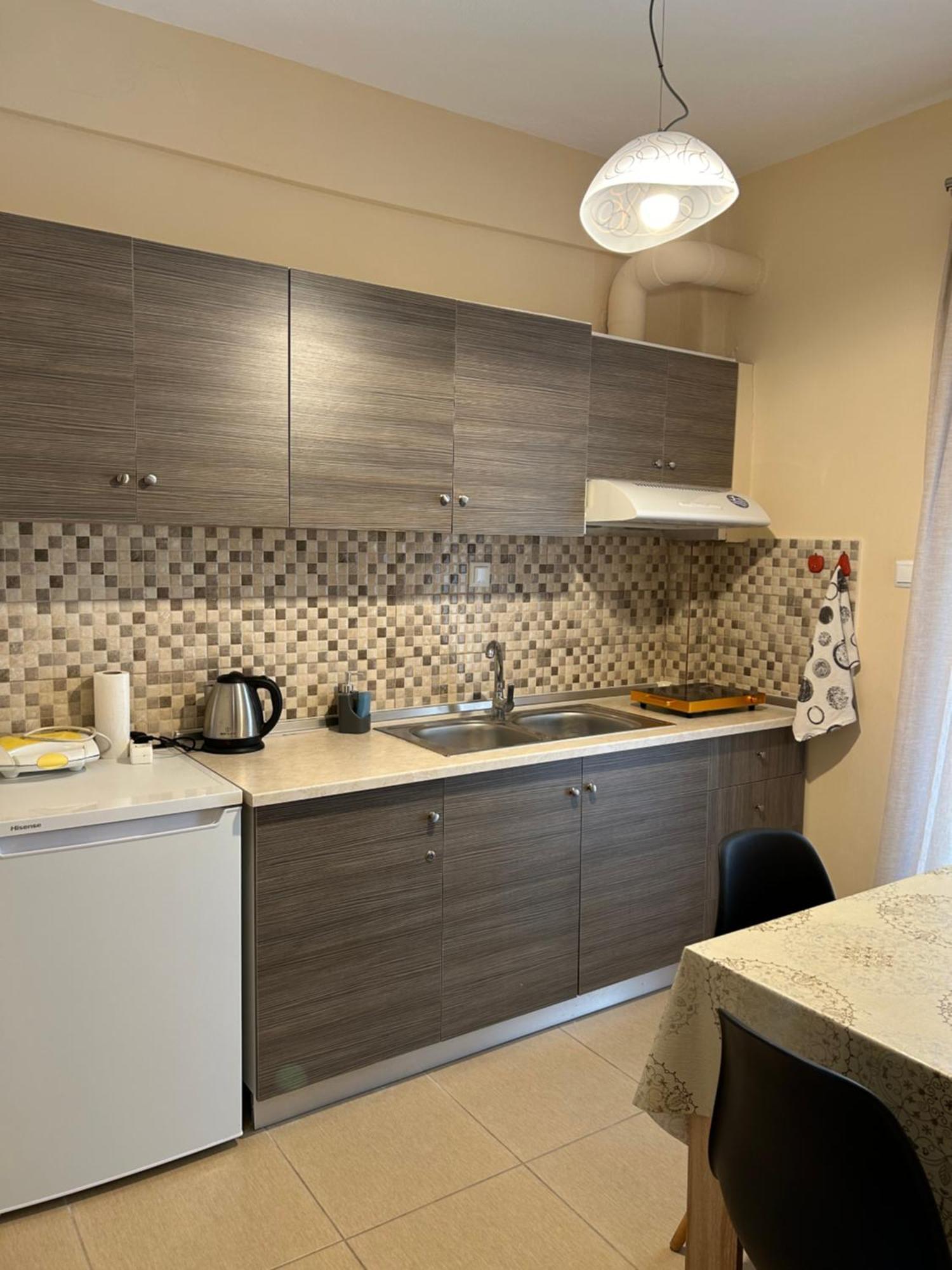 Appartement E & F Sea View Flat à Néa Péramos Extérieur photo